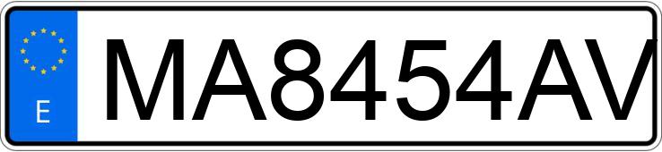Numer rejestracyjny MA8454AV posiada BMW SERIE 5