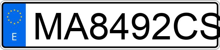 Numer rejestracyjny MA8492CS posiada SEAT CORDOBA