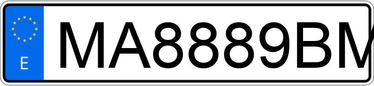 Numer rejestracyjny MA8889BM posiada HONDA CIVIC