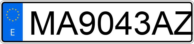 Numer rejestracyjny MA9043AZ posiada MERCEDES 300 (126)