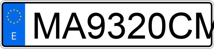 Numer rejestracyjny MA9320CM posiada CITROEN BERLINGO