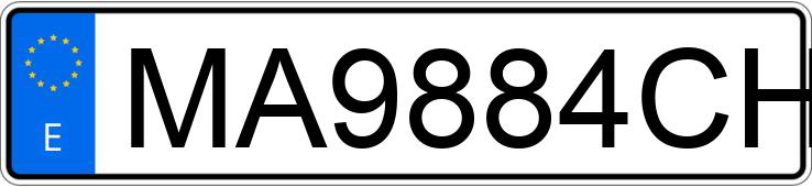 Numer rejestracyjny MA9884CH posiada SEAT IBIZA Numer rejestracyjny MA9884CH posiada SEAT IBIZA