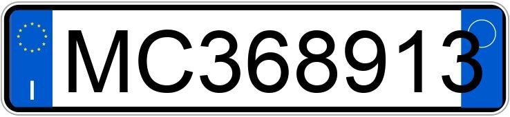 Numer rejestracyjny MC368913 posiada FIAT Panda 1a serie