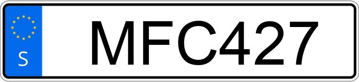 Numer rejestracyjny MFC427 posiada Audi A3 2.0 TDI quattro