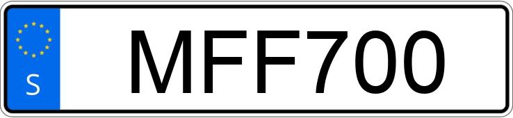 Numer rejestracyjny MFF700 posiada Skoda Superb III Estate Numer rejestracyjny MFF700 posiada Skoda Superb III Estate