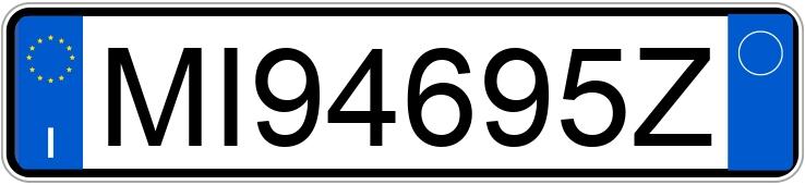 Numer rejestracyjny MI94695Z posiada FIAT Uno