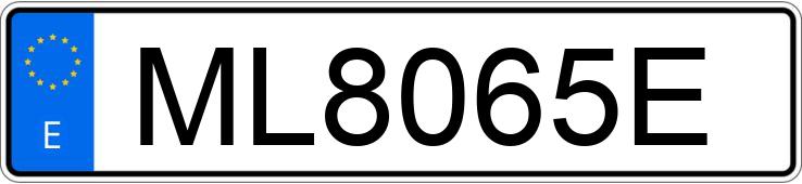 Numer rejestracyjny ML8065E posiada VOLKSWAGEN GOLF