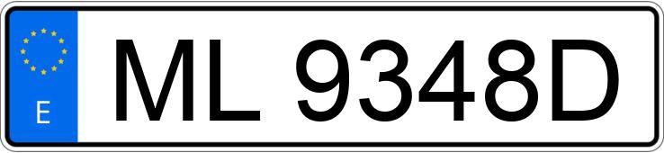 Numer rejestracyjny ML9348D posiada MERCEDES E 250 (124) Numer rejestracyjny ML9348D posiada MERCEDES E 250 (124)