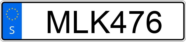 Numer rejestracyjny MLK476 posiada Hyundai  TQ H-1