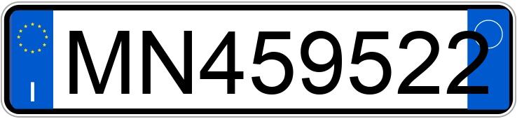 Numer rejestracyjny MN459522 posiada INNOCENTI Mini