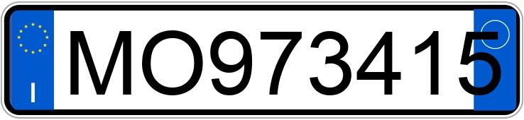 Numer rejestracyjny MO973415 posiada BMW Serie 3