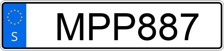 Numer rejestracyjny MPP887 posiada Audi A3 Sportback 1.6 TDI