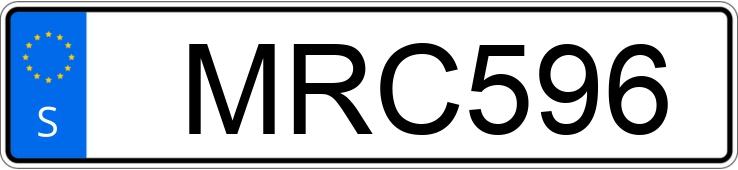 Numer rejestracyjny MRC596 posiada Kabe Smaragd 540 XL