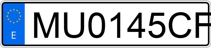 Numer rejestracyjny MU0145CF posiada OPEL TIGRA