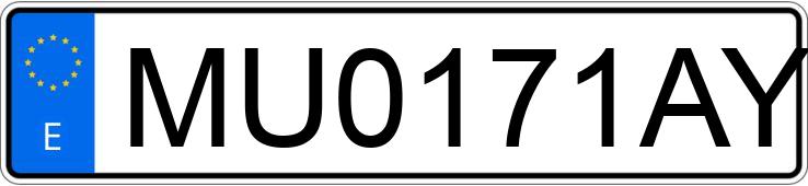 Numer rejestracyjny MU0171AY posiada Derbi GPR
