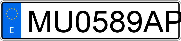 Numer rejestracyjny MU0589AP posiada OPEL VECTRA