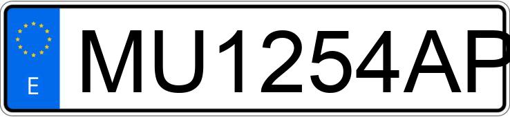 Numer rejestracyjny MU1254AP posiada MERCEDES 190 (201)