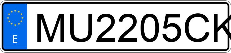 Numer rejestracyjny MU2205CK posiada SEAT IBIZA Numer rejestracyjny MU2205CK posiada SEAT IBIZA