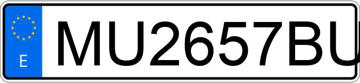 Numer rejestracyjny MU2657BU posiada MERCEDES VITO Numer rejestracyjny MU2657BU posiada MERCEDES VITO