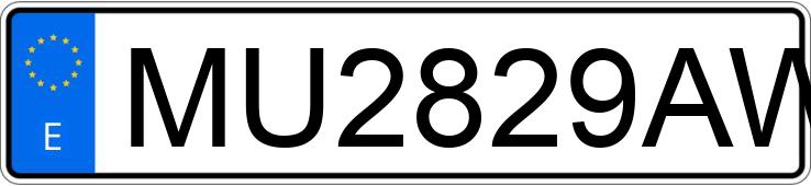 Numer rejestracyjny MU2829AW posiada FIAT-IVECO TURBOTECH