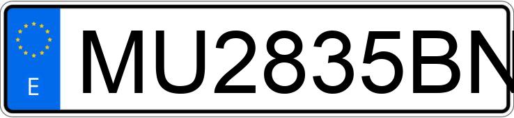 Numer rejestracyjny MU2835BN posiada VOLKSWAGEN MULTIVAN