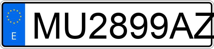 Numer rejestracyjny MU2899AZ posiada MERCEDES E 280 (124)