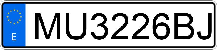 Numer rejestracyjny MU3226BJ posiada OPEL FRONTERA