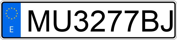 Numer rejestracyjny MU3277BJ posiada CITROEN ZX