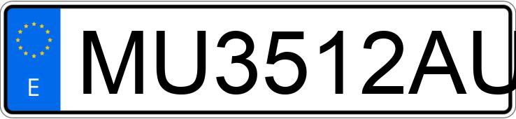 Numer rejestracyjny MU3512AU posiada BMW SERIE 5