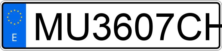 Numer rejestracyjny MU3607CH posiada SEAT CORDOBA