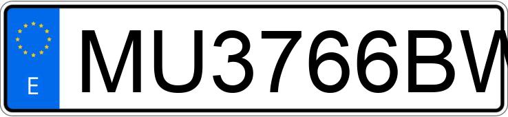 Numer rejestracyjny MU3766BW posiada TOYOTA AVENSIS