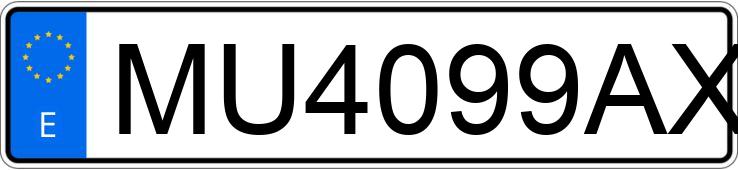 Numer rejestracyjny MU4099AX posiada BMW SERIE 3
