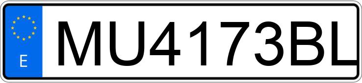 Numer rejestracyjny MU4173BL posiada BMW SERIE 3