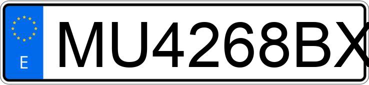 Numer rejestracyjny MU4268BX posiada PEUGEOT 106