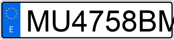 Numer rejestracyjny MU4758BM posiada VOLKSWAGEN GOLF