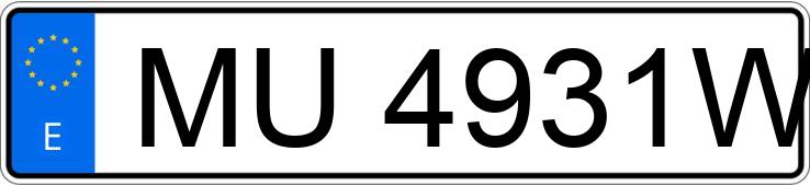 Numer rejestracyjny MU4931W posiada SANTANA LAND ROVER