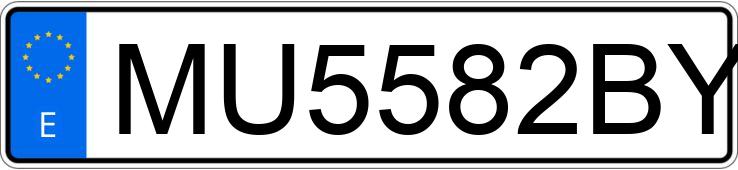 Numer rejestracyjny MU5582BY posiada RENAULT KANGOO