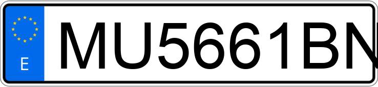 Numer rejestracyjny MU5661BN posiada AUDI A4