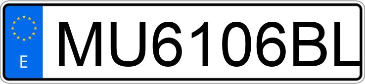 Numer rejestracyjny MU6106BL posiada VOLKSWAGEN GOLF