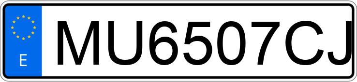 Numer rejestracyjny MU6507CJ posiada PEUGEOT 306