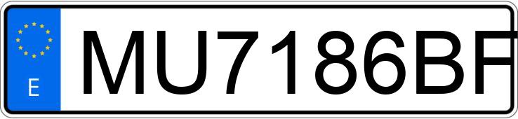 Numer rejestracyjny MU7186BF posiada MERCEDES 300 (124)