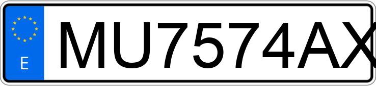 Numer rejestracyjny MU7574AX posiada OPEL CORSA