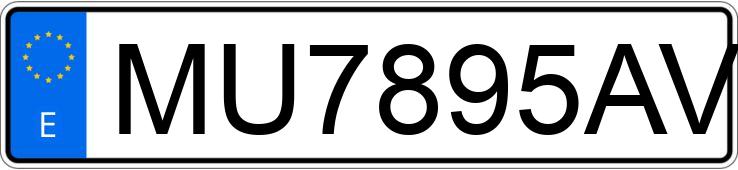 Numer rejestracyjny MU7895AV posiada SUZUKI VITARA