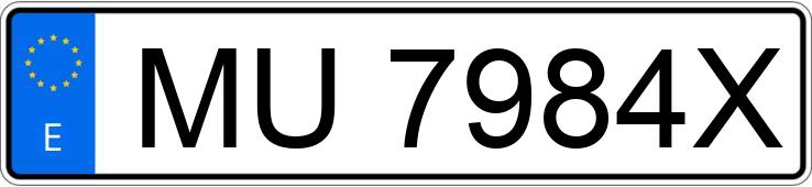 Numer rejestracyjny MU7984X posiada RENAULT 5