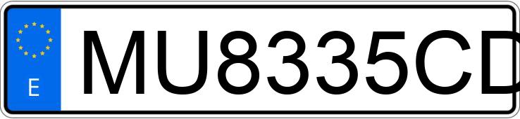 Numer rejestracyjny MU8335CD posiada FORD FIESTA
