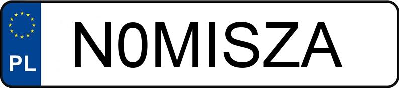 Numer rejestracyjny N0MISZA posiada MERCEDES-BENZ S 400