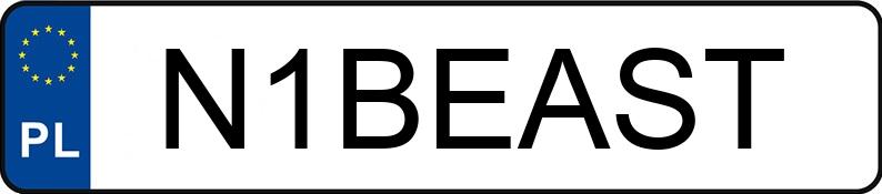 Numer rejestracyjny N1BEAST posiada LAND ROVER Range Rover III 5.0 MR`10 E5 S/C Autobiography