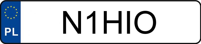 Numer rejestracyjny N1HIO posiada BMW XM 50E