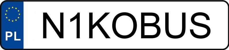 Numer rejestracyjny N1KOBUS posiada MERCEDES-BENZ C 63 AMG MR`18 E6 205 C 63 AMG MR`18 E6 205