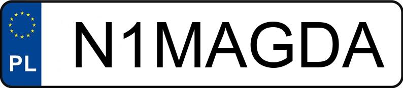 Numer rejestracyjny N1MAGDA posiada JEEP Wrangler 4.0 MR`98 E3 Wrangler 4.0 MR`98 E3